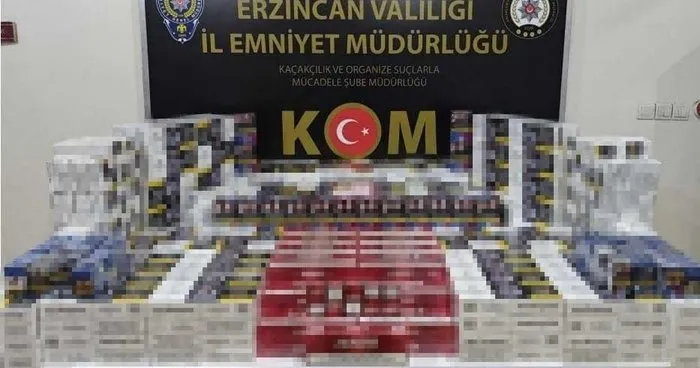 Erzincan polisi kaçakçılara göz açtırmıyor