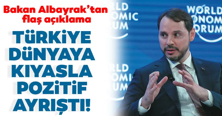 SON DAKİKA | Bakan Albayrak’tan önemli değerlendirme: Türkiye dünya örneklerine kıyasla pozitif ayrıştı