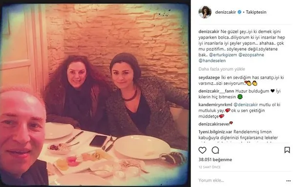 Ünlülerin Instagram paylaşımları (14.01.2018)