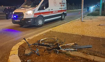 Kilis'te otomobil çarptı: Bisikletli genç hayatını kaybetti! #kilis