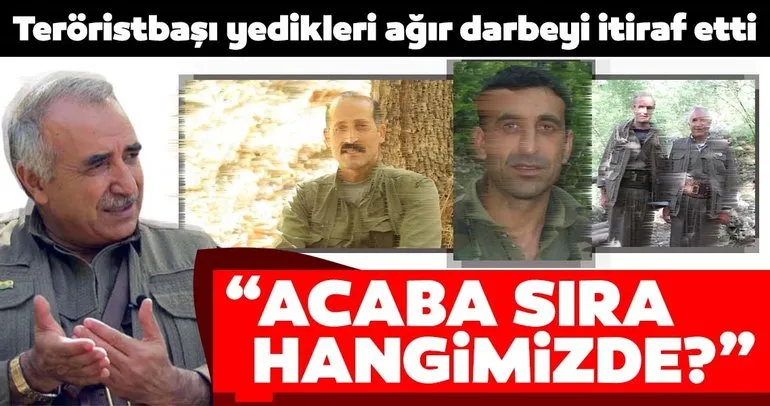 Terörist elebaşı Karayılan, Mehmetçik’ten yediği darbeyi böyle itiraf etti