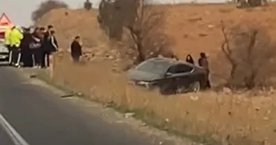 Şanlıurfa’da otomobil şarampole uçtu