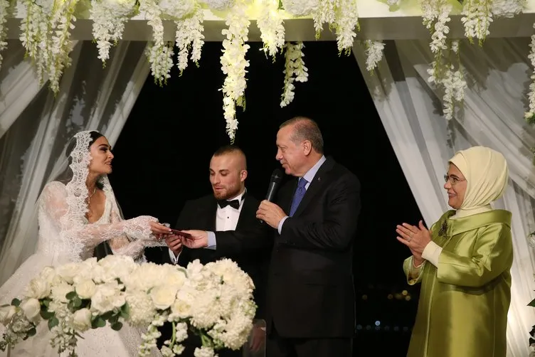 Gökhan Töre, Cumhurbaşkanı Erdoğan'ın şahitliğinde evlendi