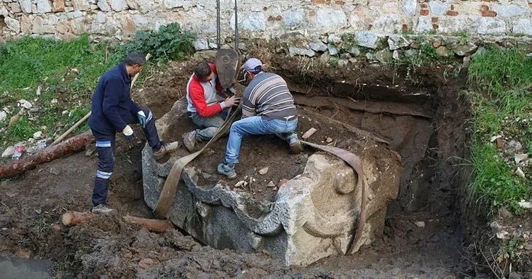 Roma dönemine ait lahit bulundu