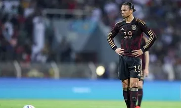 Alman futbolcu Leroy Sane, Japonya karşısında forma giyemeyecek