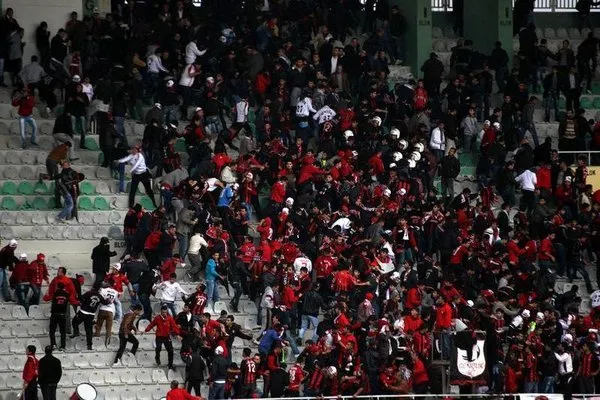 Gaziantepspor-Gençlerbirliği maçında olay