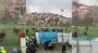 Amatör maçta ortalık savaş alanına döndü: 4 futbolcu yaralı | Video