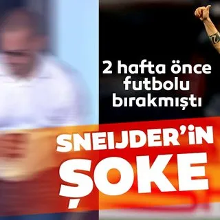 Sneijder'in son hali şoke etti