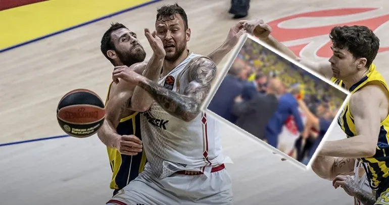 SON DAKİKA HABERİ: Fenerbahçe Beko - Monaco maçı sonrası parke karıştı! Taraftarlarla basketbolcular birbirine girdi: EuroLeague'de olaylı gece