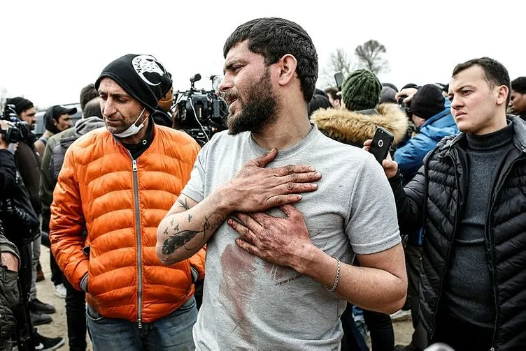 Acımadan saldırdılar! Yunanistan sınırında utanç verici görüntüler