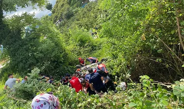 Giresun'da feci kaza: Otomobil fındık bahçesine yuvarlandı! 2 ölü, 3 yaralı #giresun