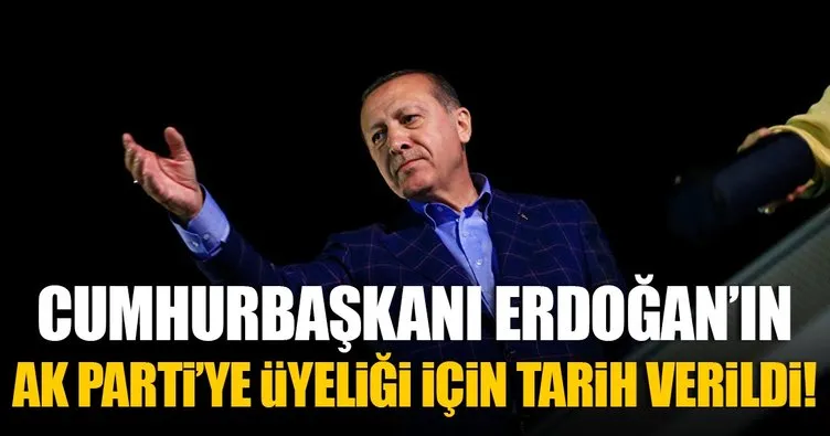 Erdoğan AK Parti’ye ne zaman üye olacak? Bozdağ açıkladı!
