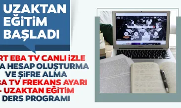 EBA TV canlı yayın izle: 2020 TRT EBA TV ile İlkokul, ortaokul, lise dersleri anlatımı canlı izle! EBA TV frekansı ve öğrenci girişi sayfası!