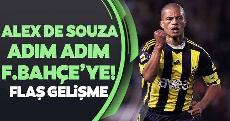 Alex de Souza adım adım Fenerbahçe’ye! Flaş gelişme...