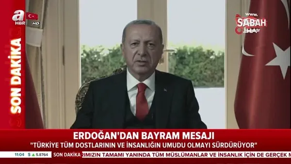 Cumhurbaşkanı Erdoğan, Ramazan Bayramı dolayısıyla bir mesaj yayımladı