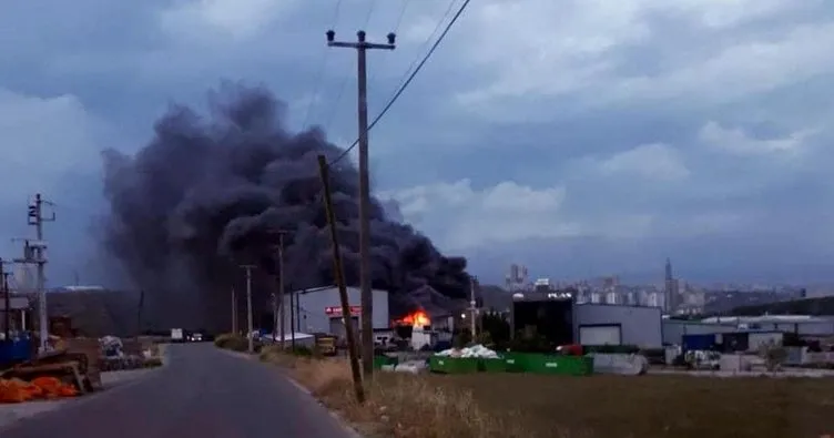 Son dakika: Kocaeli Gebze’de fabrika yangını