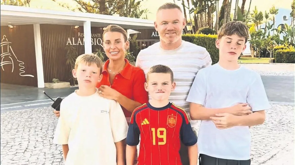 Rooney ailesi Antalya’da!