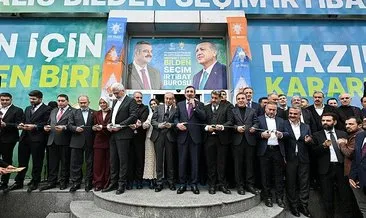 Cumhurbaşkanı Yardımcısı Yılmaz, Diyarbakır’da AK Parti Seçim Bürosu açılışında konuştu