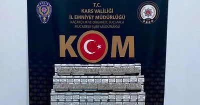 Kars’ta kaçak tütün operasyonu! 1 gözaltı #kars