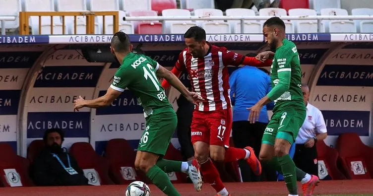 Sivasspor-Giresunspor maçında gol sesi çıkmadı!