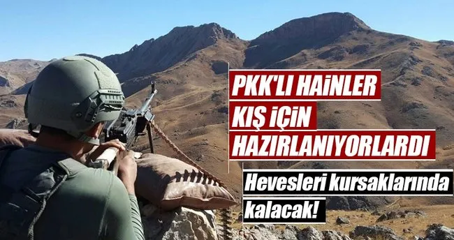 PKK’lı hainlere ağır darbe!