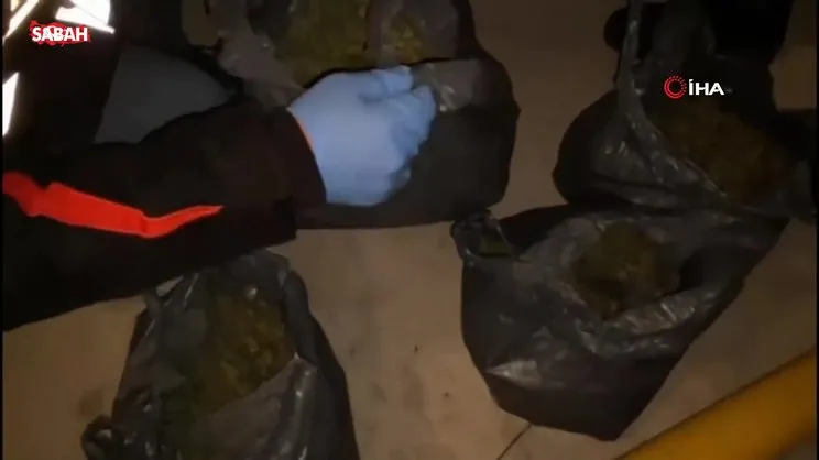 Samsun'da 3,5 kilogram esrarla yakalanan şahıs gözaltına alındı | Video