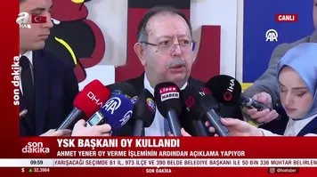 Yayın yasakları saat kaçta kalkacak? YSK Başkanı Ahmet Yener açıkladı