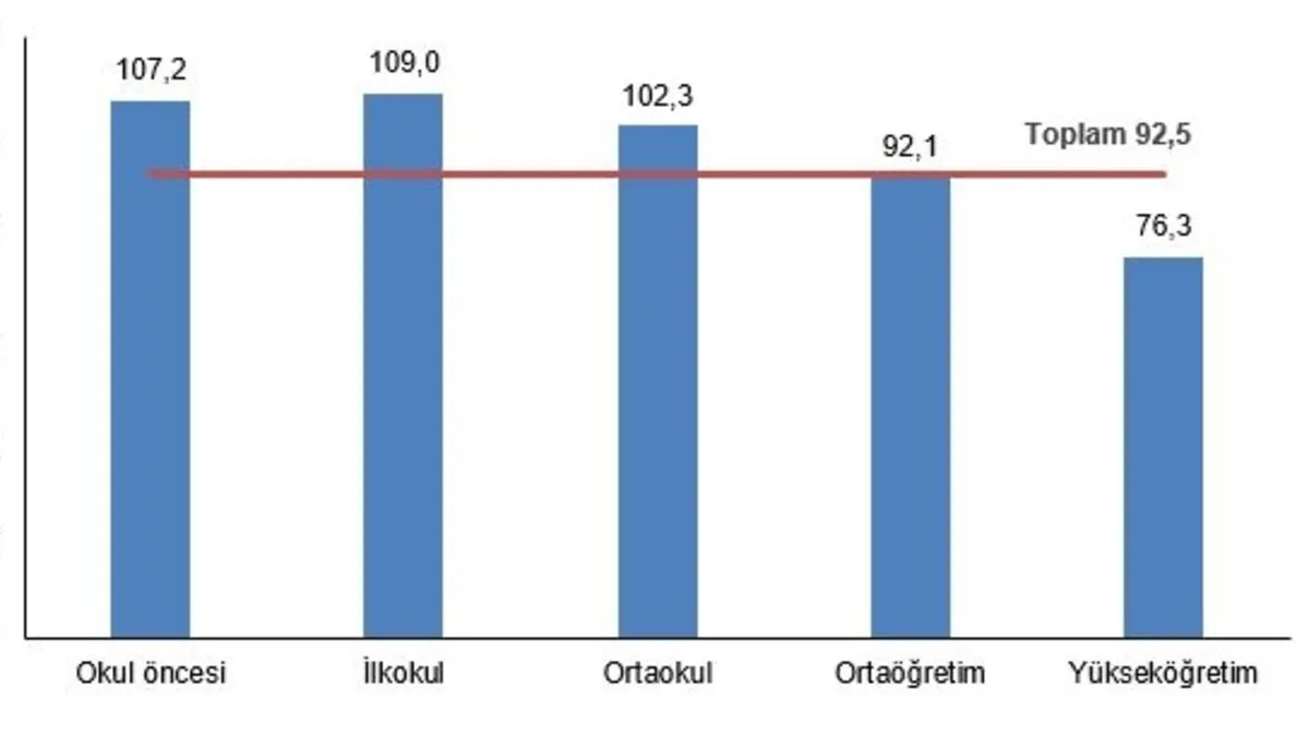 Eğitim harcamaları 2023’te 1 trilyon TL’yi aştı! Öğrenci başına harcama %95 arttı