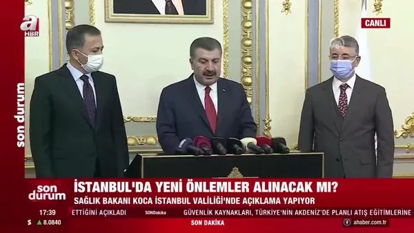 Sağlık Bakanı Fahrettin Koca'dan İstanbul'da önemli açıklamalar | Video