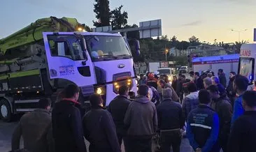 Marmaris’te kaza! Elektrikli bisiklet beton mikserinin altında kaldı #mugla