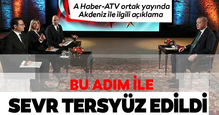 Başkan Erdoğan: Sevr'in tersyüz edilmesi var