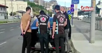Çakarlı araç içinde video paylaşmıştı ceza kesildi! | Video