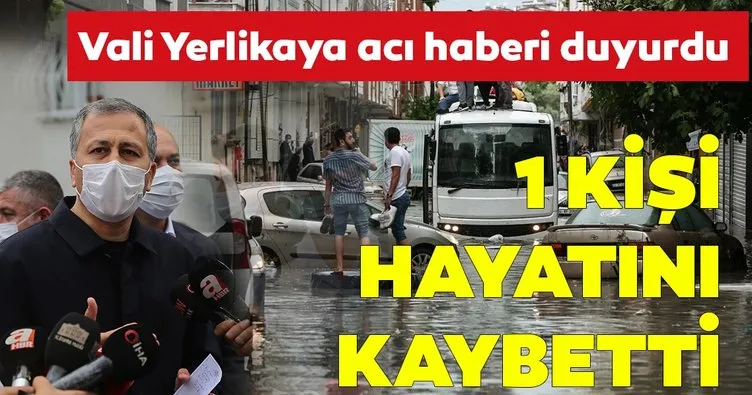 Son dakika: İstanbul Valisi Ali Yerlikaya, Esenyurt'ta sel felaketinin yaşandığı sokakta açıklama yaptı