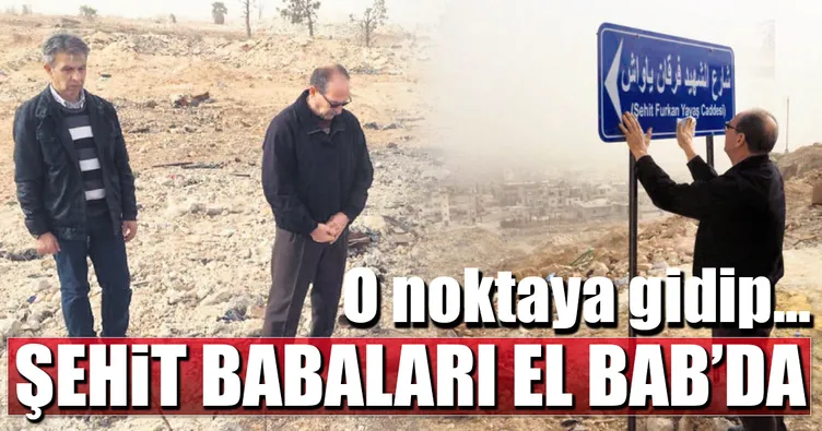 Şehit babaları El Bab’da