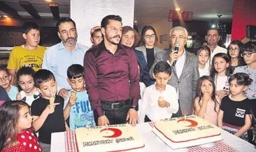 Kızılay yetimleri unutmadı