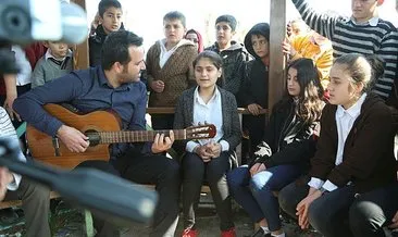 Silopili öğrenciler Afrin için söyledi