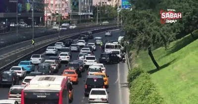 Mecidiyeköy E-5’te zincirleme kaza! Makas attı, dört araca çarptı | Video