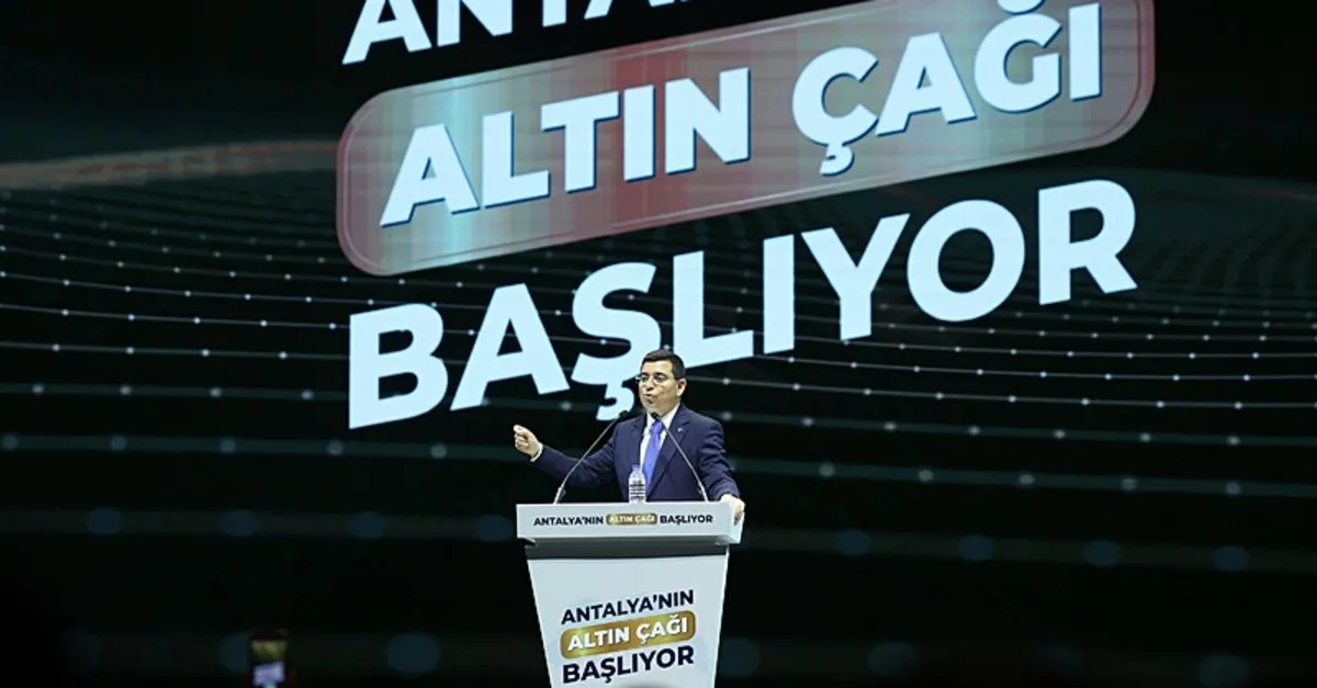 Hakan Tütüncü, Antalya’nın Altın Çağı Projelerini açıkladı