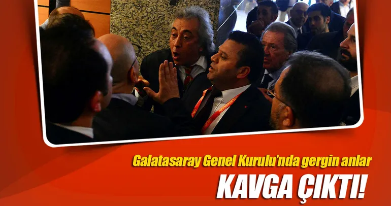 Galatasaray Genel Kurulu’nda gerginlik