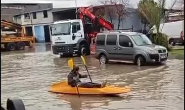 Sağanak Adana’da hayatı olumsuz etkiledi