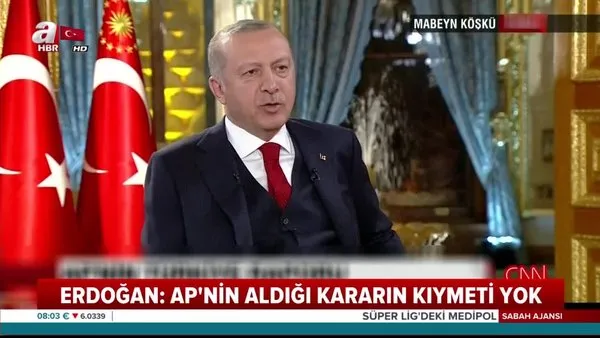 Cumhurbaşkanı Erdoğan, canlı yayından önemli açıklamalarda bulundu