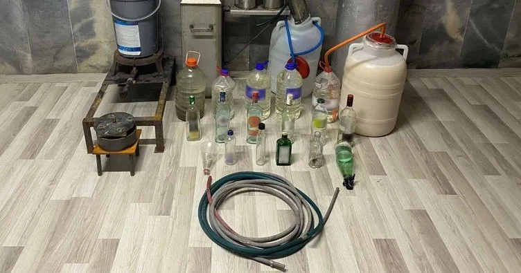 Mersin’de sahte içki operasyonunda 7 şüpheli gözaltına alındı