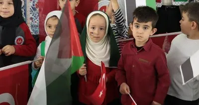Kayseri’de 2 bin çocuk Filistin için dua etti