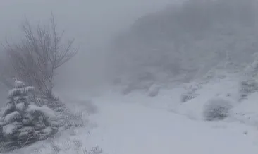 Tekirdağ’da yüksek kesimler beyaza büründü #tekirdag