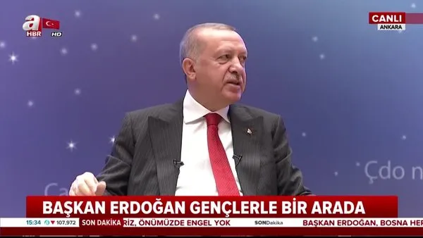 Başkan Erdoğan'dan KYK borçları açıklaması