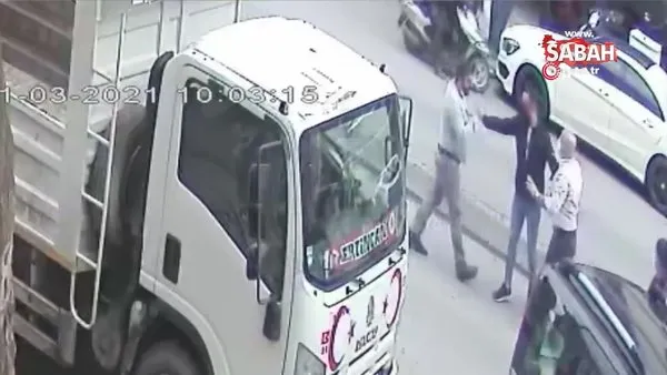 İstanbul’un göbeğinde taksici dehşeti kamerada | Video