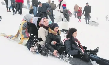 Beypazarı’nda kızak şenlığı