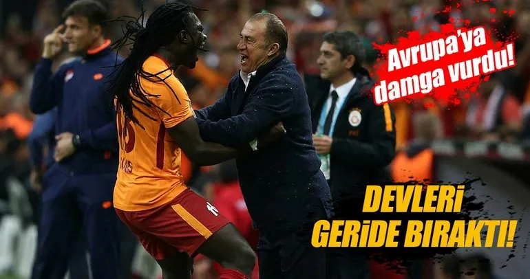 Galatasaray Avrupa devlerini geride bıraktı!