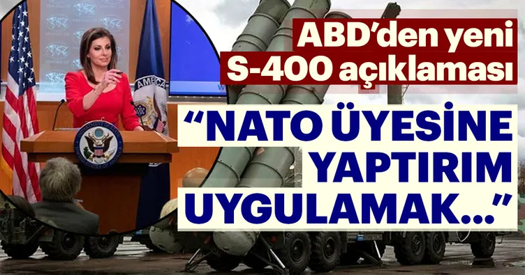 Son dakika: ABD'den Türkiye için yeni S-400 açıklaması