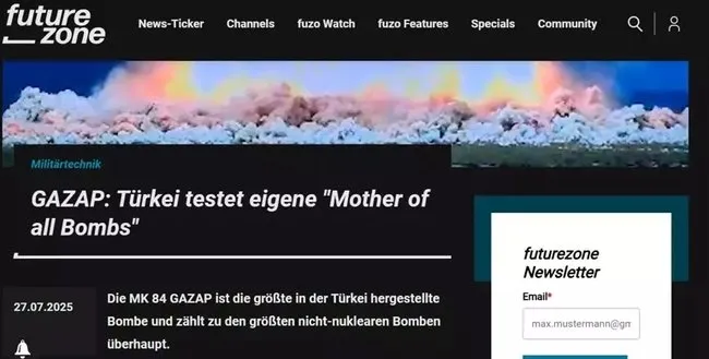 Türkiye’nin GAZAP’ı İsrail’in uykularını kaçırdı! Dünya manşetleri ’Atom’ benzetmesi yaptı